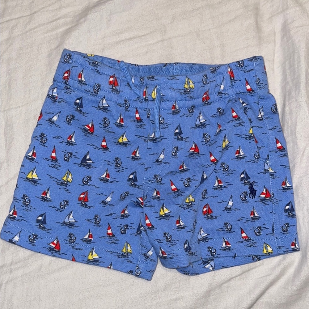 Polo by Ralph Lauren Sailboat-Print Spa Terry Shorts